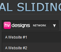 Sliding Jquery Menu