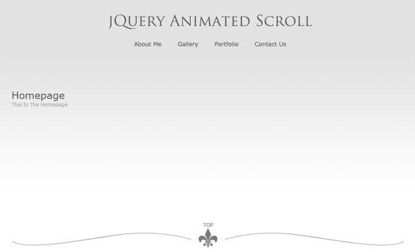 jQuery Scroll